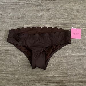 Kate Spade New York Scalloped Hipster Swimwear